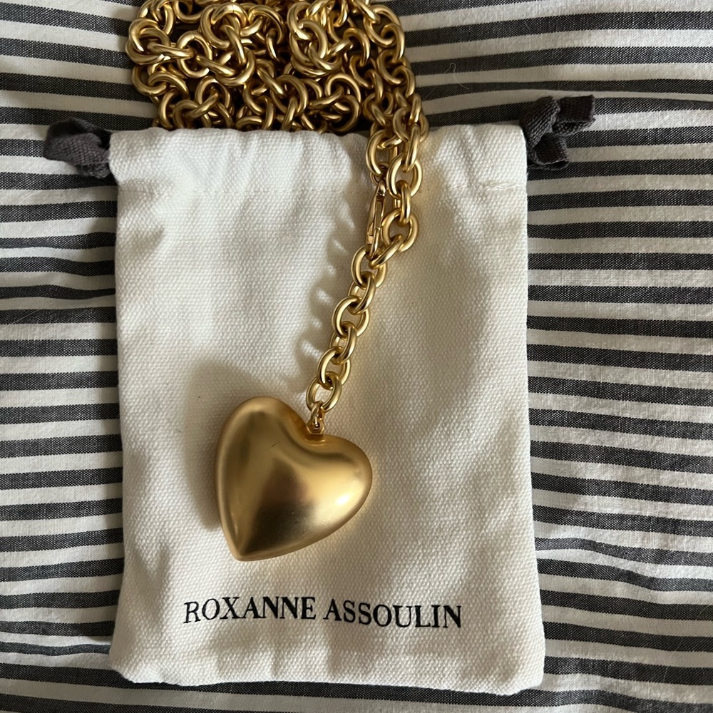 Roxanne Assoulin Gold Heart Necklace